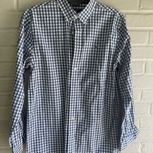 Vineyard Vines, youth navy blue gingham